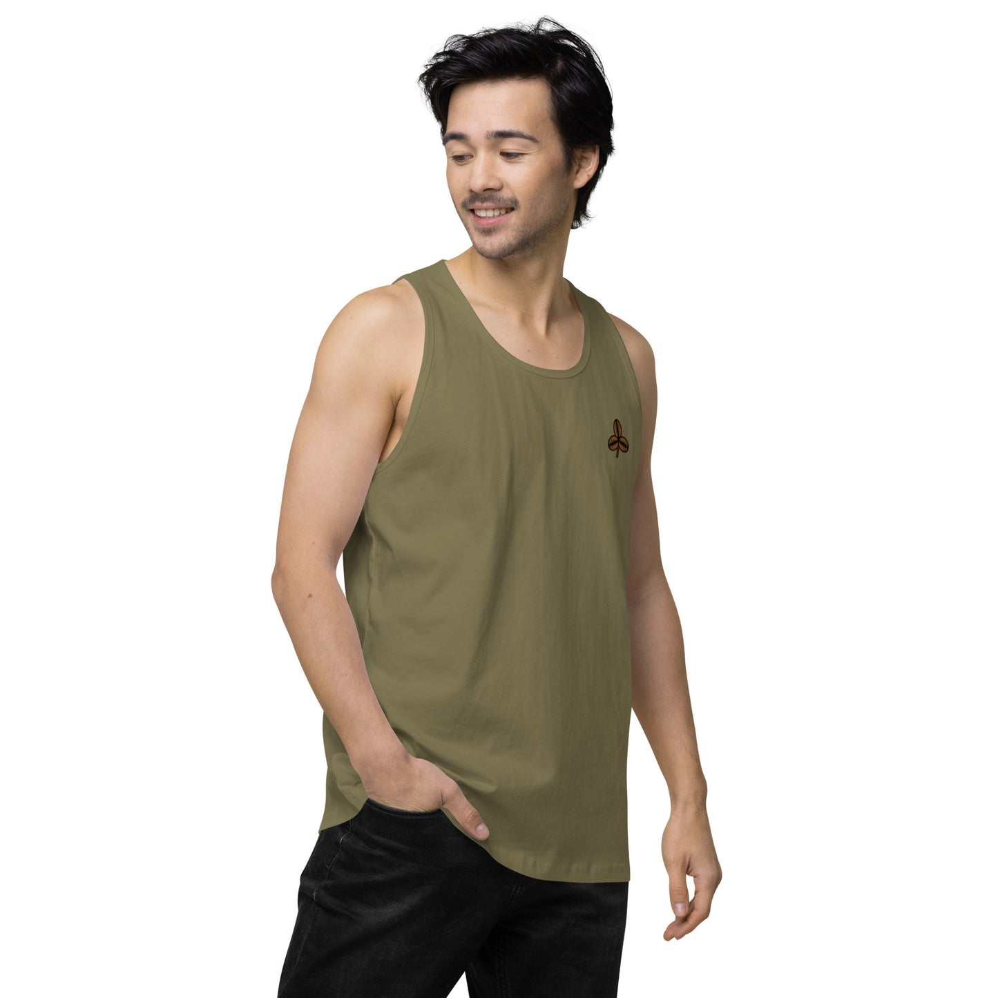Coffee Clover Men’s Tank Top