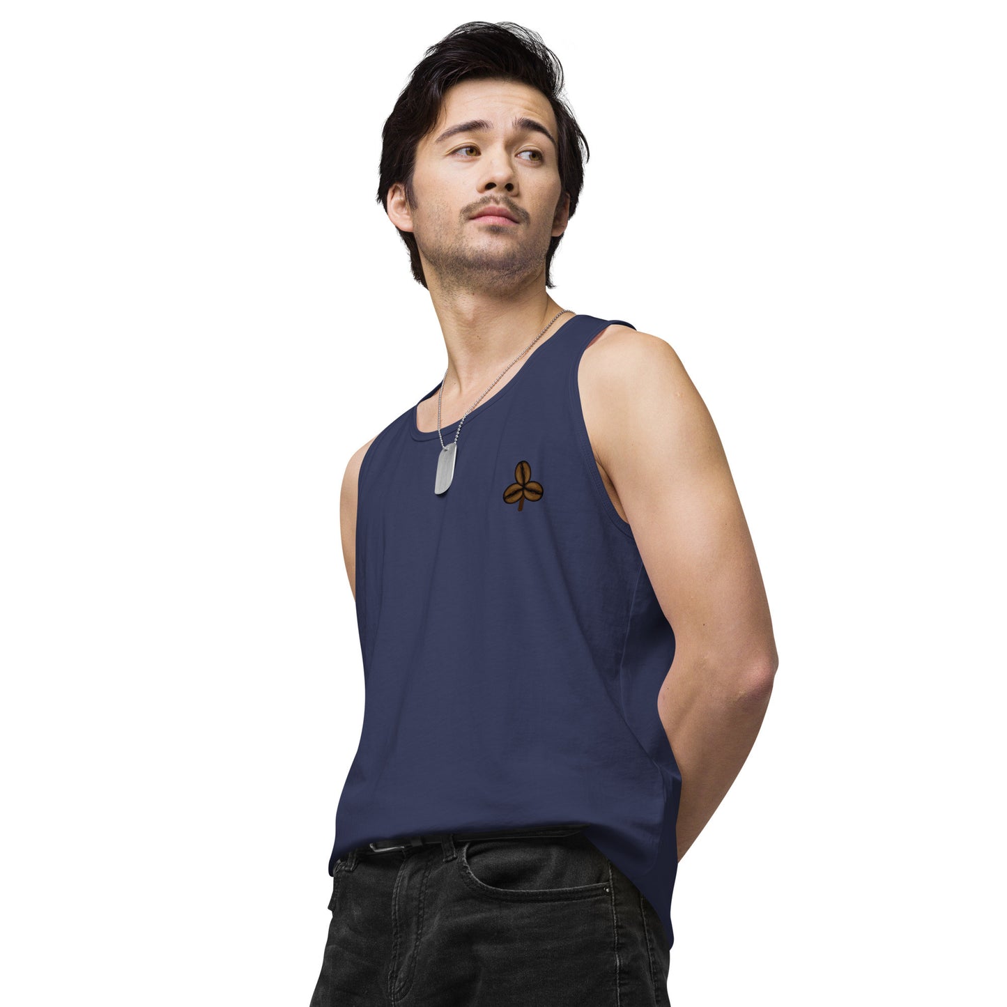 Coffee Clover Men’s Tank Top