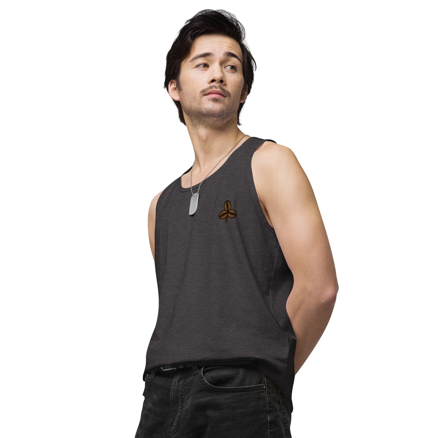 Coffee Clover Men’s Tank Top