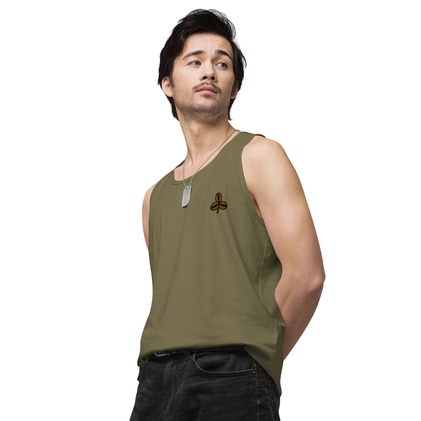 Coffee Clover Men’s Tank Top
