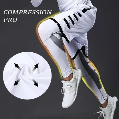 NNEOBA Men's Multi-Sport Compression Leggings