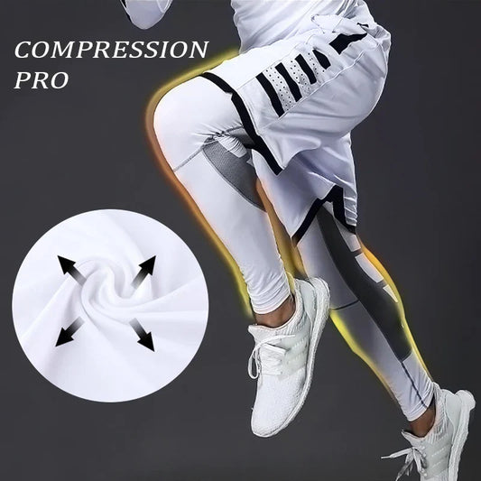 NNEOBA Men's Multi-Sport Compression Leggings