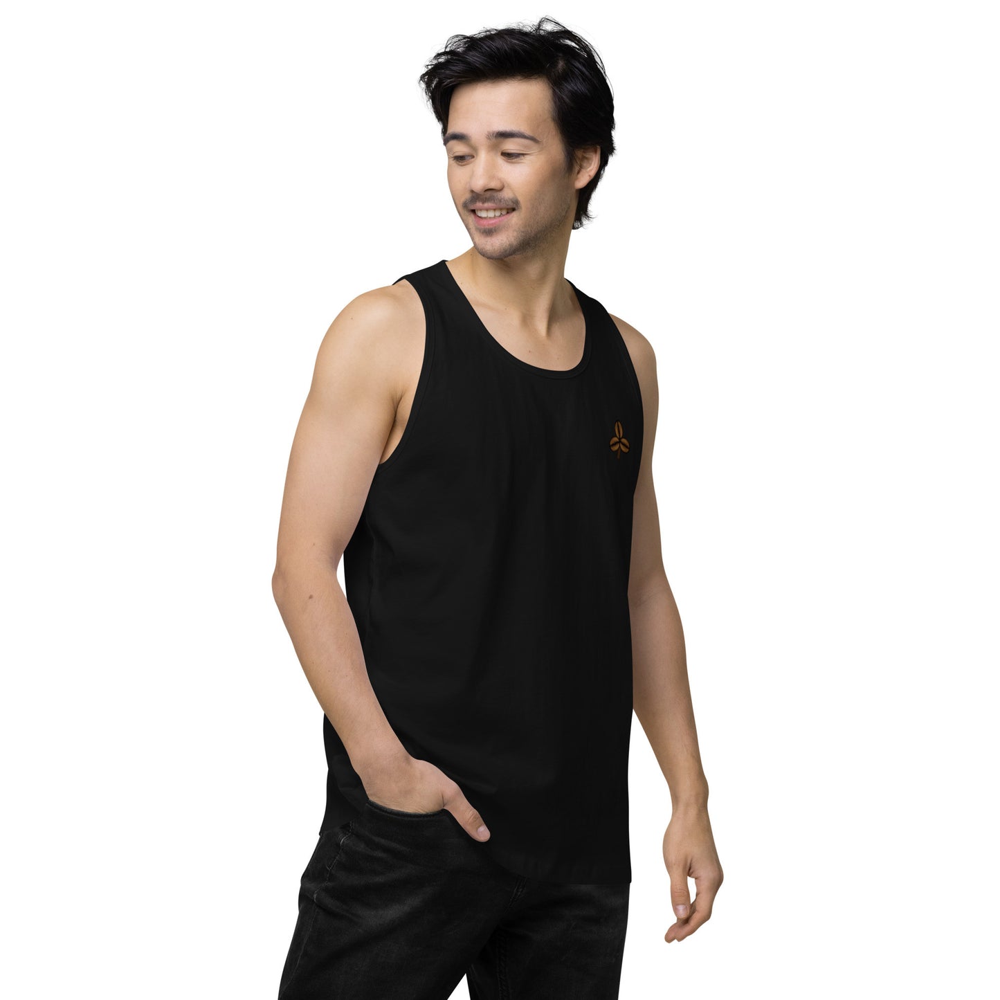 Coffee Clover Men’s Tank Top