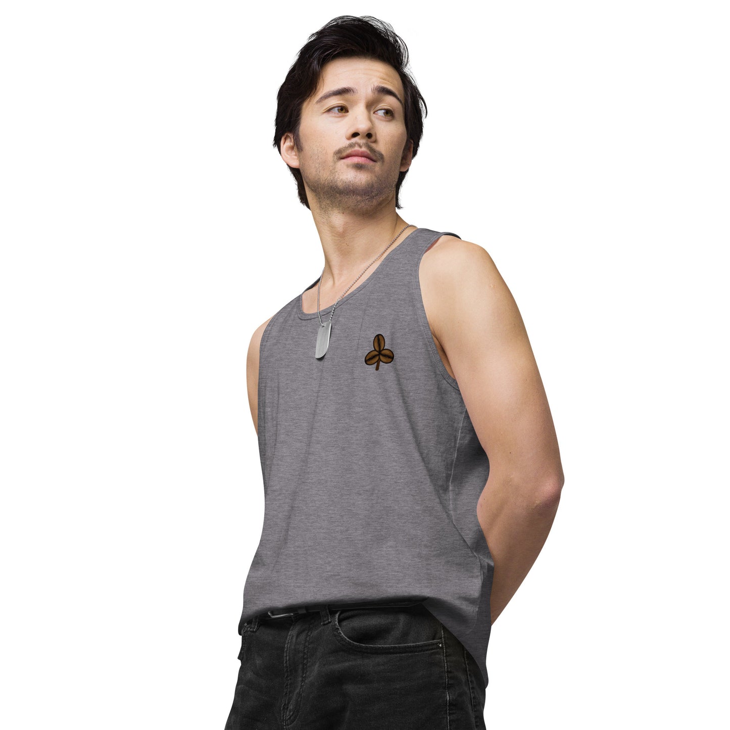 Coffee Clover Men’s Tank Top