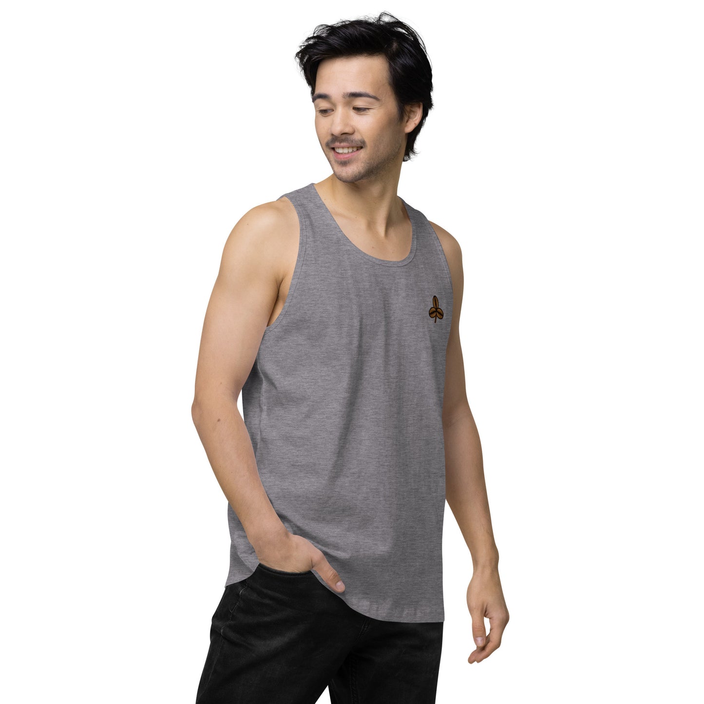 Coffee Clover Men’s Tank Top