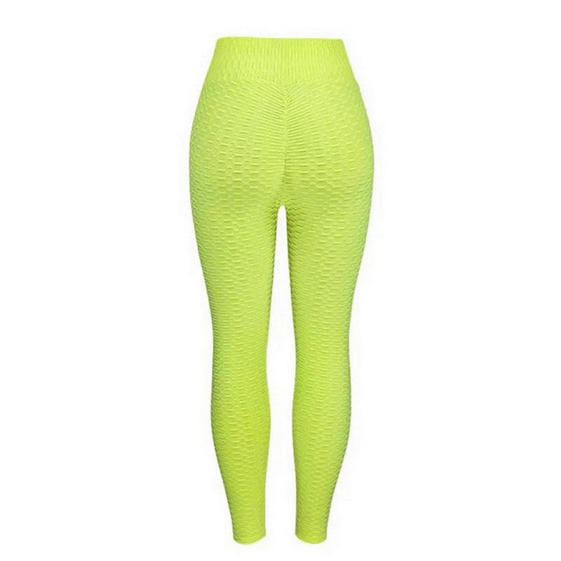 Women Butt  Yoga Pants Sexy Seamless Fitness Sport Leggings Tummy Control Gym High Waist Solid Compression Tights