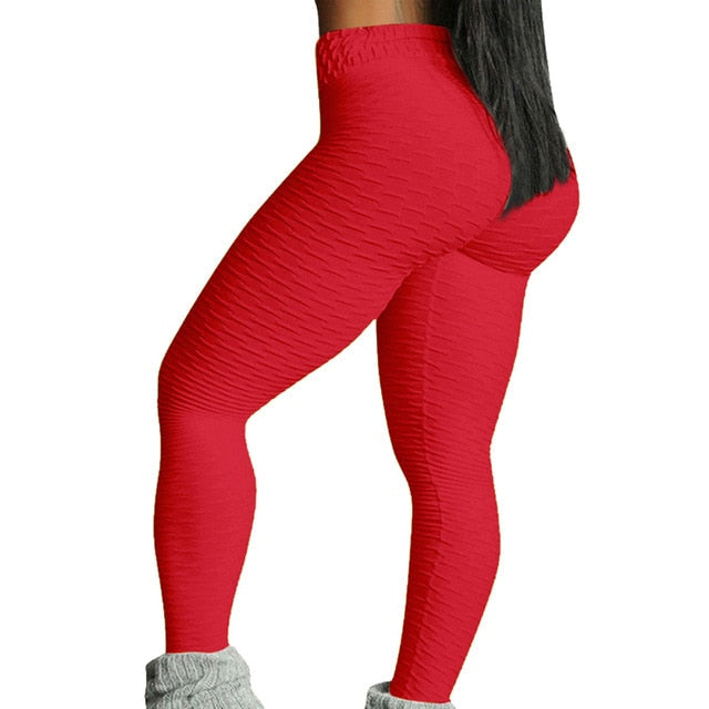 Women Butt  Yoga Pants Sexy Seamless Fitness Sport Leggings Tummy Control Gym High Waist Solid Compression Tights