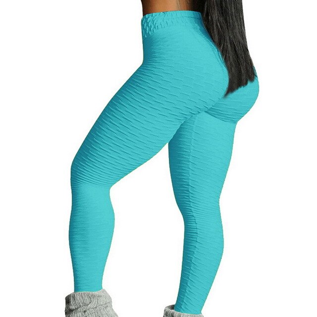 Women Butt  Yoga Pants Sexy Seamless Fitness Sport Leggings Tummy Control Gym High Waist Solid Compression Tights