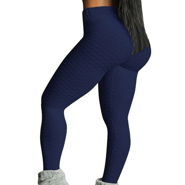 Women Butt  Yoga Pants Sexy Seamless Fitness Sport Leggings Tummy Control Gym High Waist Solid Compression Tights