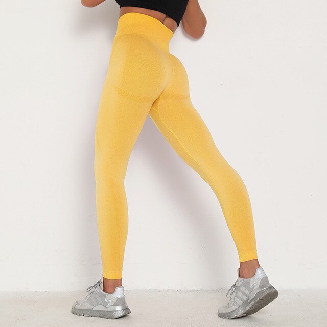 Sport Seamless Leggings Push Up Booty Yoga Pants Women Fitness Running Leggins High Waist Trousers Gym Compression Tights